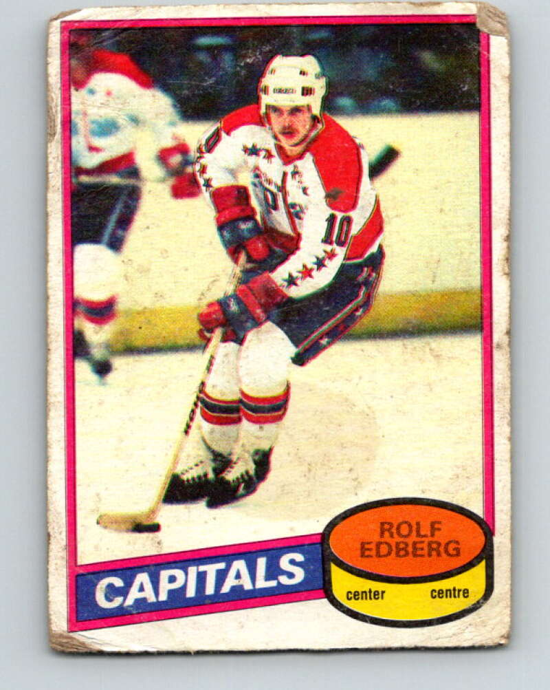 1980-81 O-Pee-Chee #65 Rolf Edberg  RC Rookie Washington Capitals  V37641