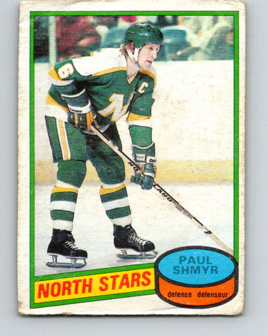 1980-81 O-Pee-Chee #66 Paul Shmyr  Minnesota North Stars  V37643