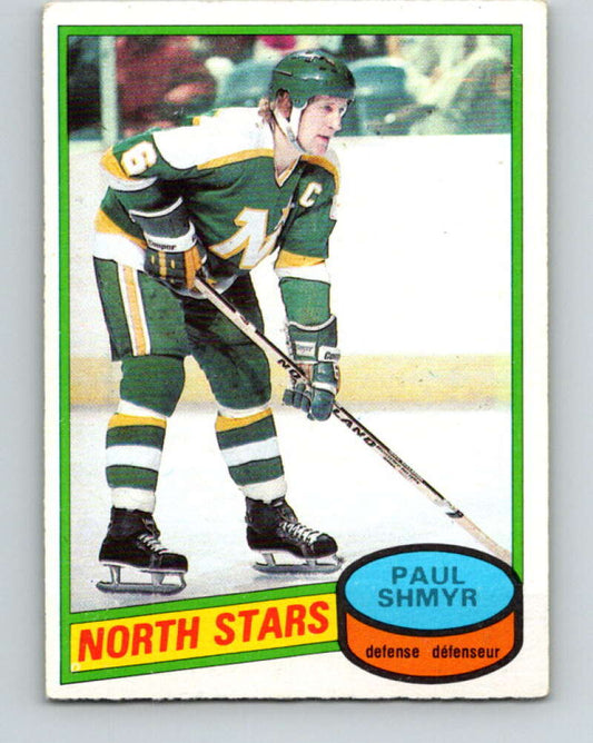 1980-81 O-Pee-Chee #66 Paul Shmyr  Minnesota North Stars  V37645