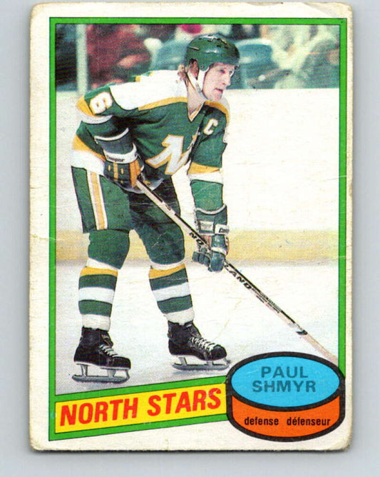 1980-81 O-Pee-Chee #66 Paul Shmyr  Minnesota North Stars  V37646