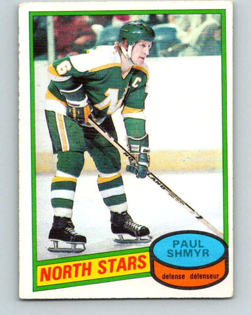 1980-81 O-Pee-Chee #66 Paul Shmyr  Minnesota North Stars  V37652