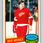 1980-81 O-Pee-Chee #72 Pete Mahovlich  Detroit Red Wings  V37690
