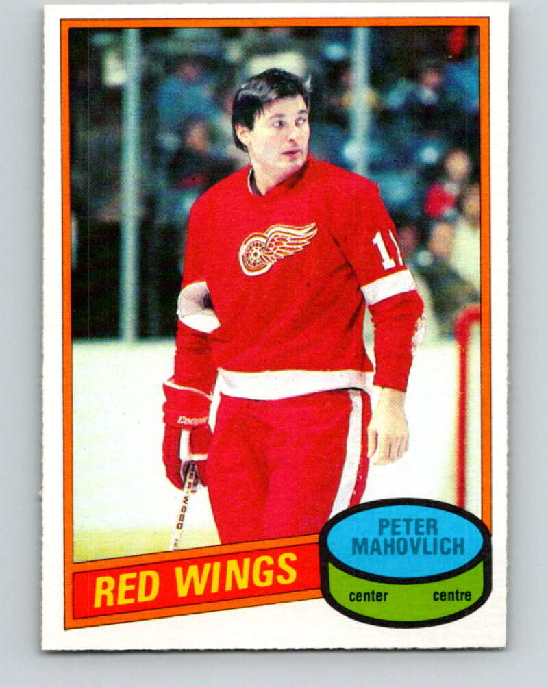 1980-81 O-Pee-Chee #72 Pete Mahovlich  Detroit Red Wings  V37698