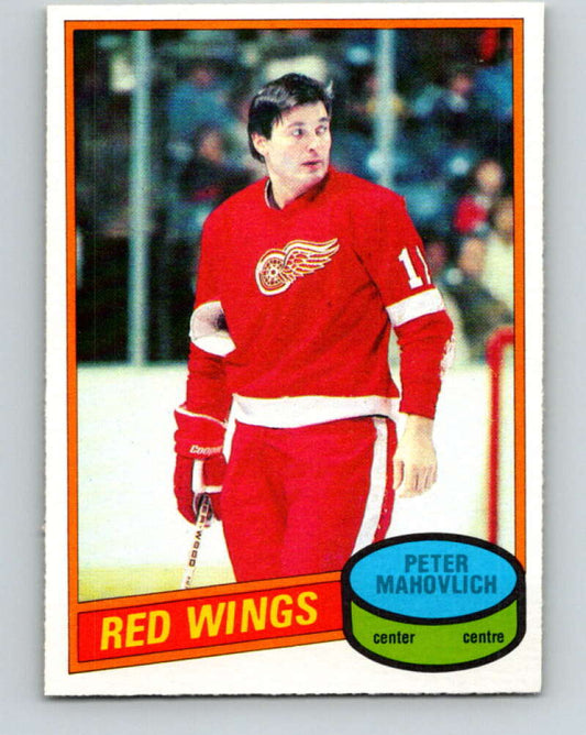 1980-81 O-Pee-Chee #72 Pete Mahovlich  Detroit Red Wings  V37698