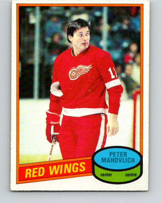 1980-81 O-Pee-Chee #72 Pete Mahovlich  Detroit Red Wings  V37702
