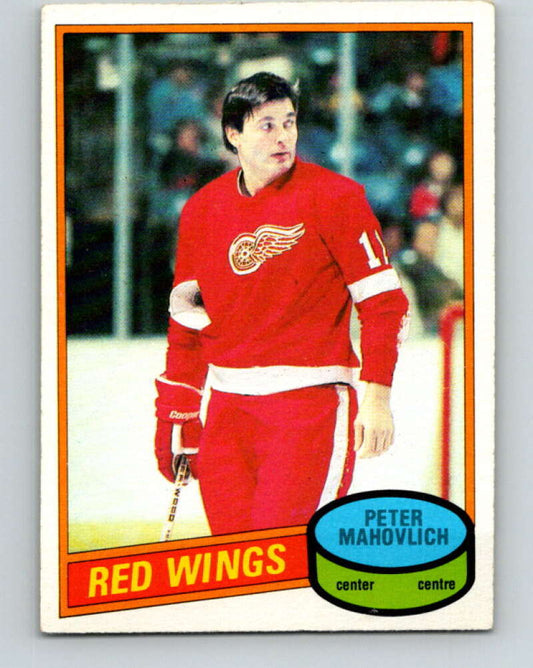 1980-81 O-Pee-Chee #72 Pete Mahovlich  Detroit Red Wings  V37703