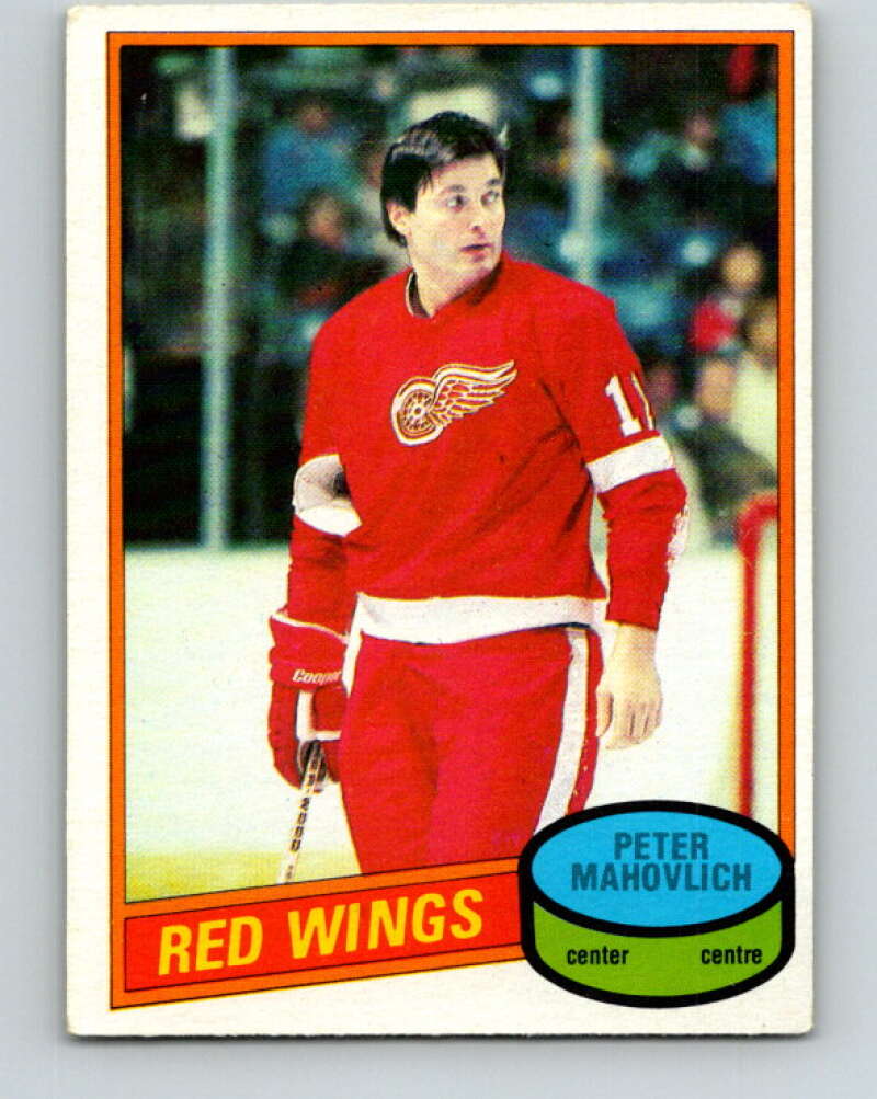 1980-81 O-Pee-Chee #72 Pete Mahovlich  Detroit Red Wings  V37704