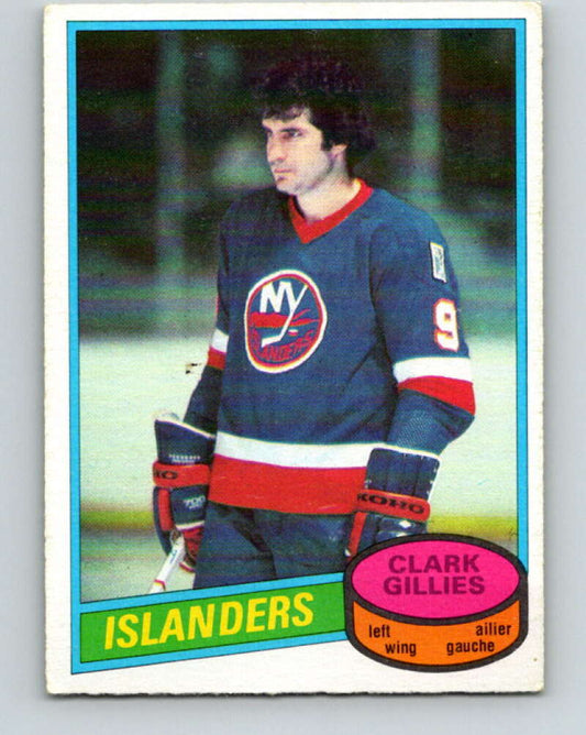 1980-81 O-Pee-Chee #75 Clark Gillies  New York Islanders  V37728
