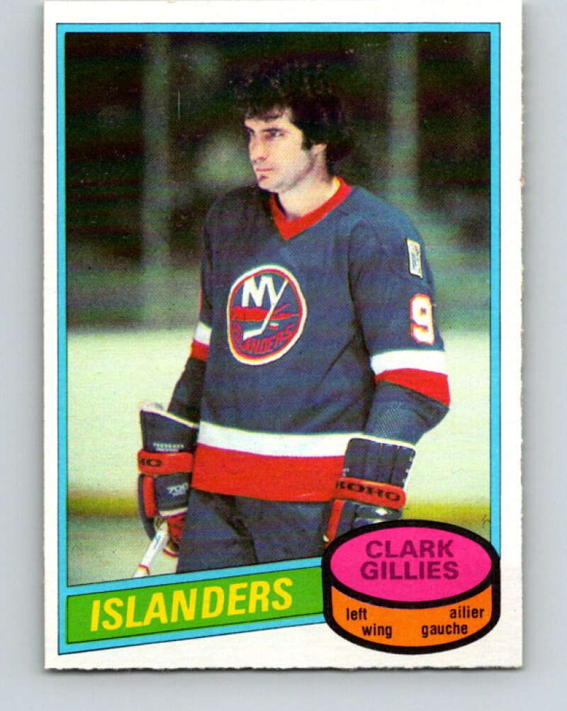 1980-81 O-Pee-Chee #75 Clark Gillies  New York Islanders  V37729