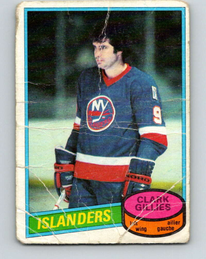 1980-81 O-Pee-Chee #75 Clark Gillies  New York Islanders  V37731