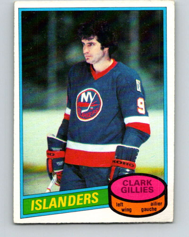 1980-81 O-Pee-Chee #75 Clark Gillies  New York Islanders  V37732