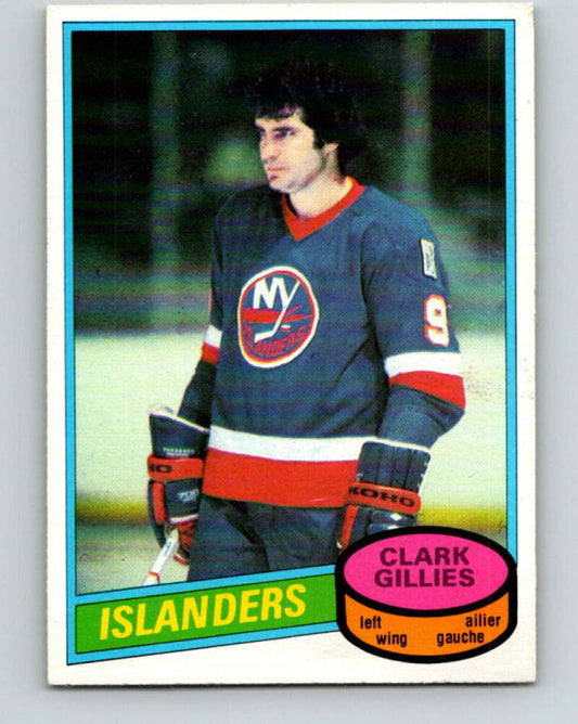 1980-81 O-Pee-Chee #75 Clark Gillies  New York Islanders  V37733