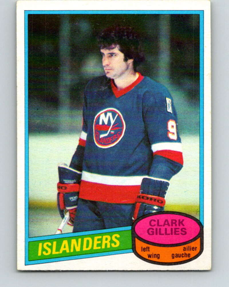 1980-81 O-Pee-Chee #75 Clark Gillies  New York Islanders  V37736