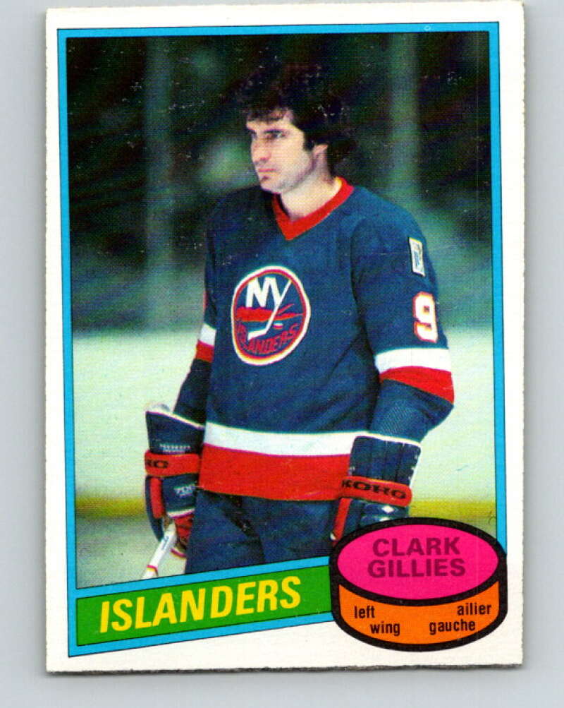 1980-81 O-Pee-Chee #75 Clark Gillies  New York Islanders  V37737