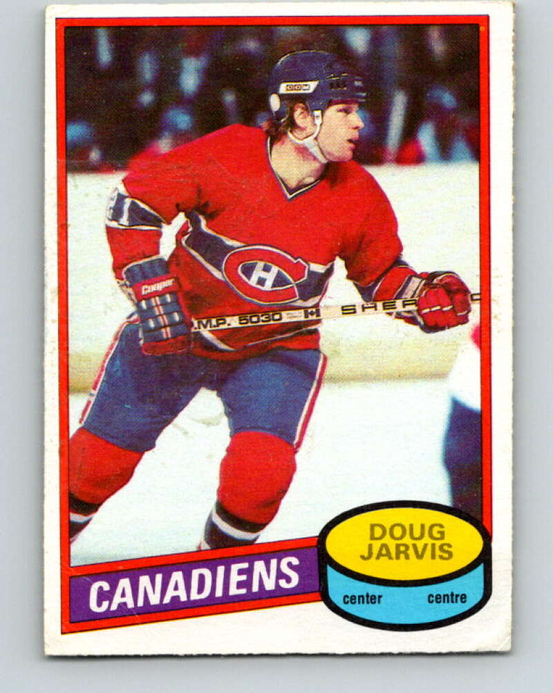 1980-81 O-Pee-Chee #76 Doug Jarvis  Montreal Canadiens  V37743