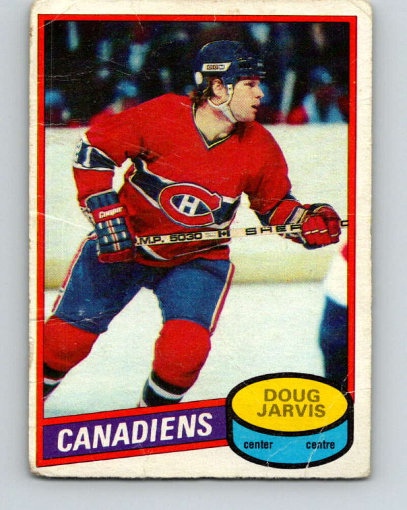 1980-81 O-Pee-Chee #76 Doug Jarvis  Montreal Canadiens  V37748