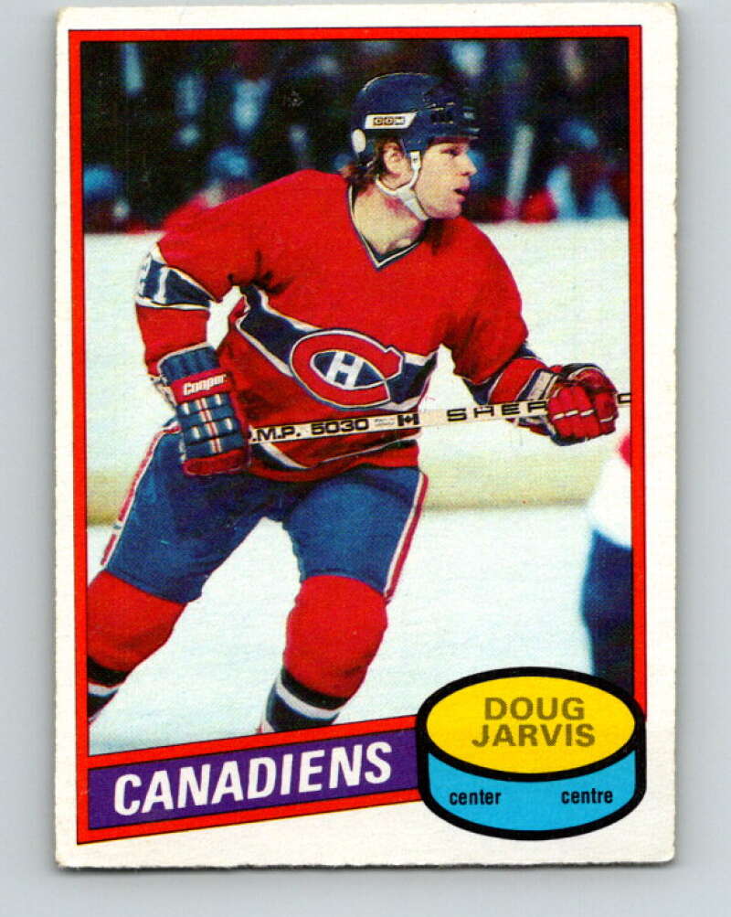 1980-81 O-Pee-Chee #76 Doug Jarvis  Montreal Canadiens  V37749