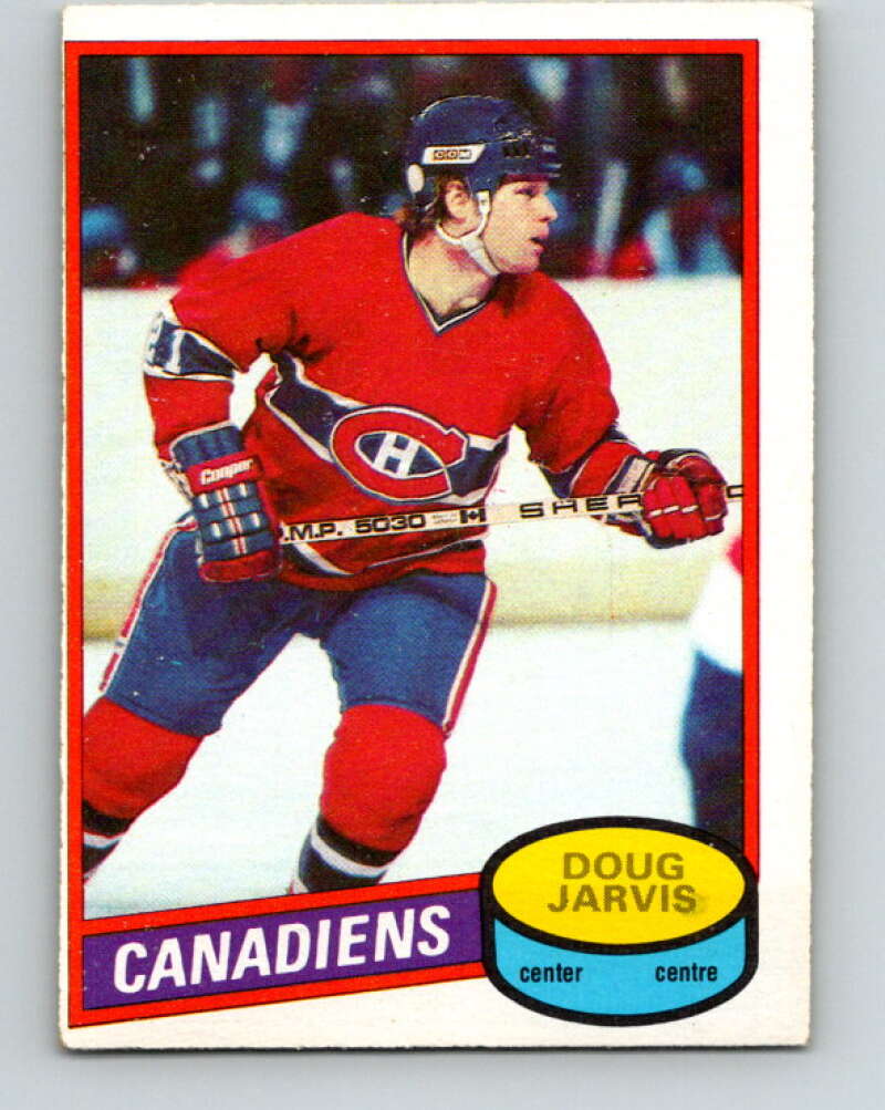 1980-81 O-Pee-Chee #76 Doug Jarvis  Montreal Canadiens  V37751
