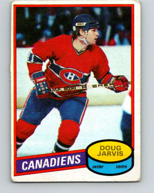 1980-81 O-Pee-Chee #76 Doug Jarvis  Montreal Canadiens  V37754