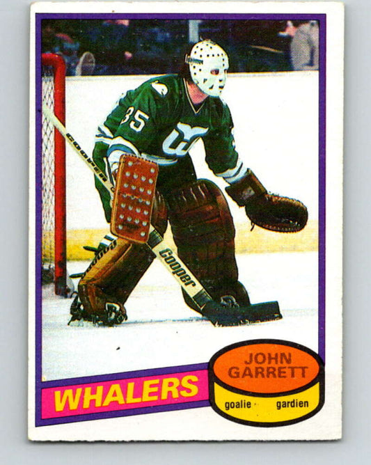 1980-81 O-Pee-Chee #77 John Garrett  Hartford Whalers  V37758