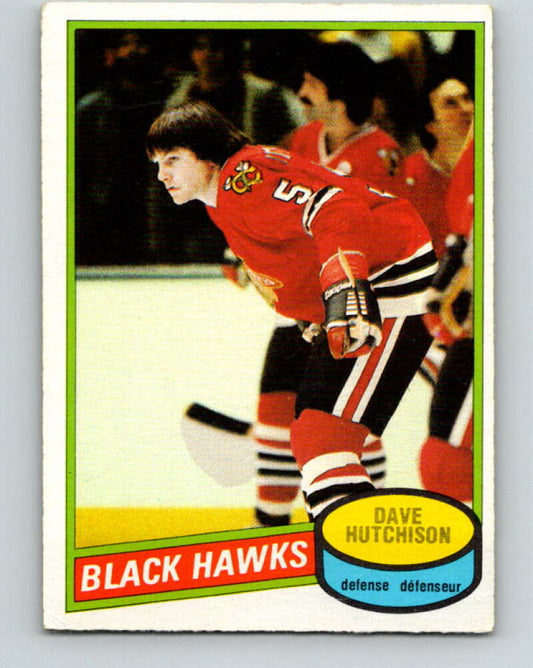 1980-81 O-Pee-Chee #78 Dave Hutchison  Chicago Blackhawks  V37765