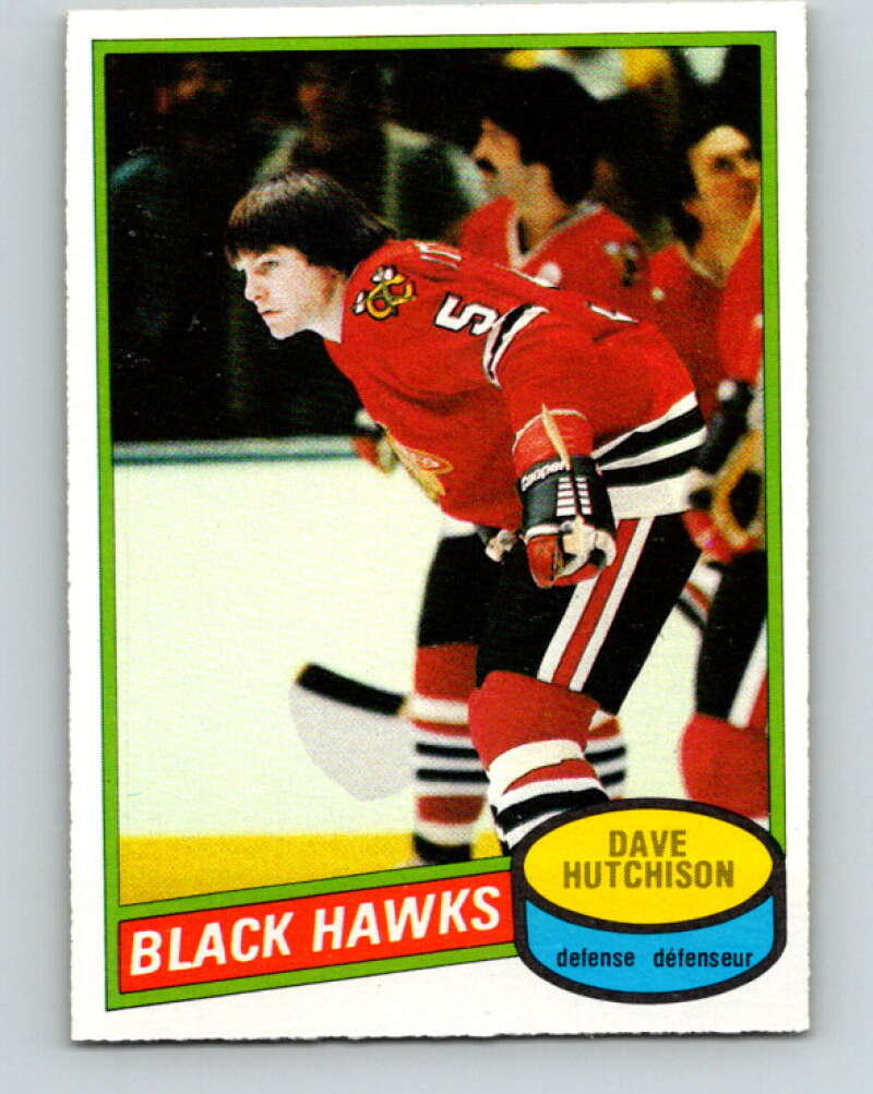 1980-81 O-Pee-Chee #78 Dave Hutchison  Chicago Blackhawks  V37767