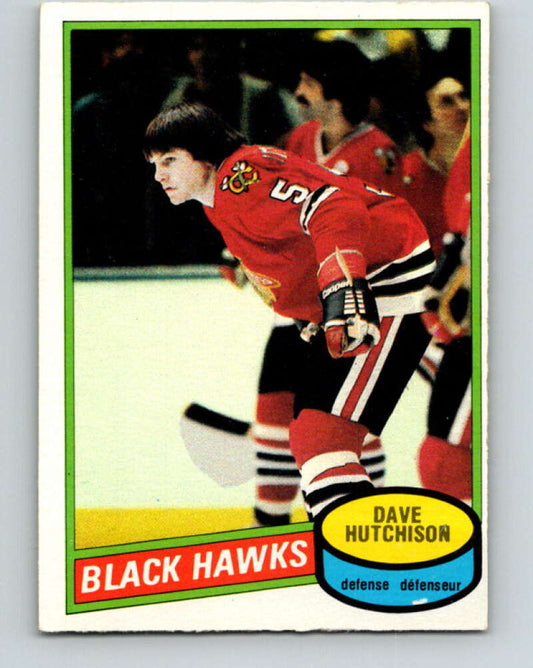 1980-81 O-Pee-Chee #78 Dave Hutchison  Chicago Blackhawks  V37773