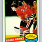 1980-81 O-Pee-Chee #78 Dave Hutchison  Chicago Blackhawks  V37774