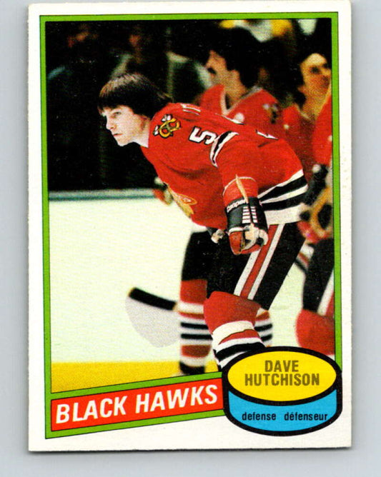 1980-81 O-Pee-Chee #78 Dave Hutchison  Chicago Blackhawks  V37774