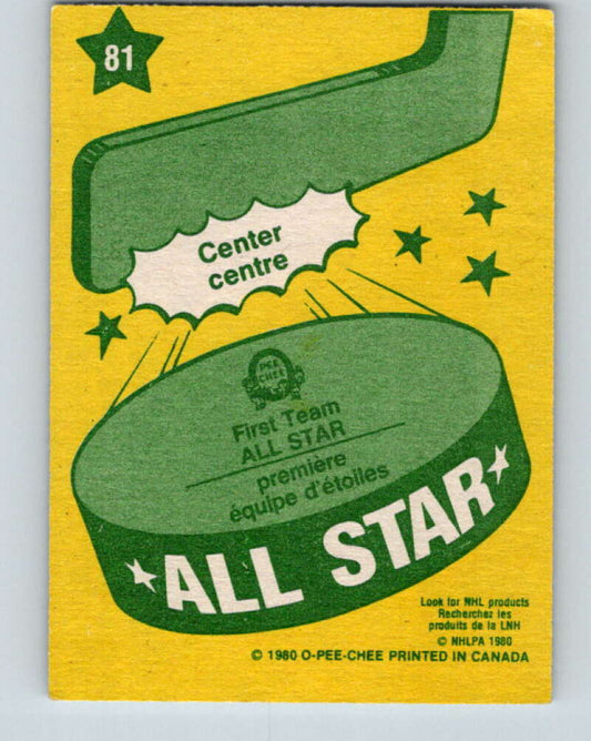 1980-81 O-Pee-Chee #81 Marcel Dionne AS  Los Angeles Kings  V37803