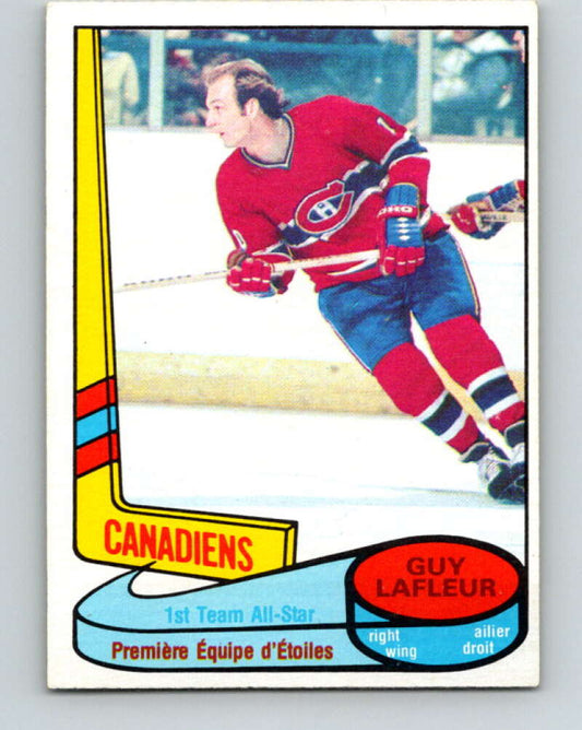 1980-81 O-Pee-Chee #82 Guy Lafleur AS  Montreal Canadiens  V37813