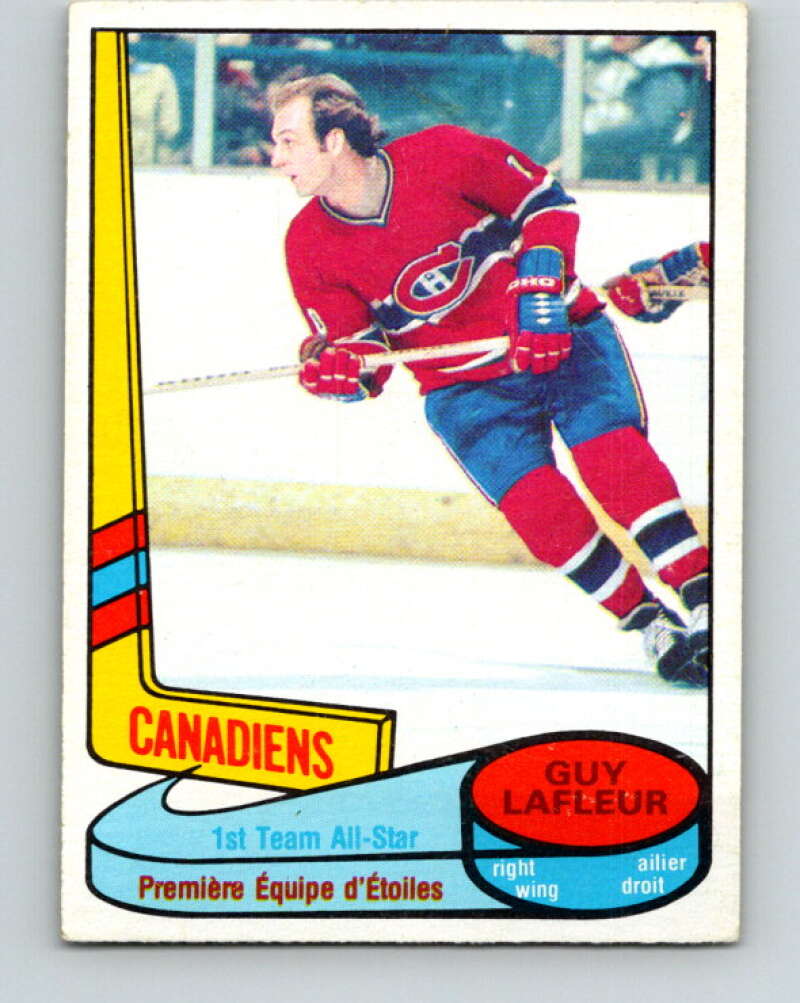 1980-81 O-Pee-Chee #82 Guy Lafleur AS  Montreal Canadiens  V37816