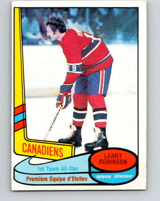 1980-81 O-Pee-Chee #84 Larry Robinson AS  Montreal Canadiens  V37838