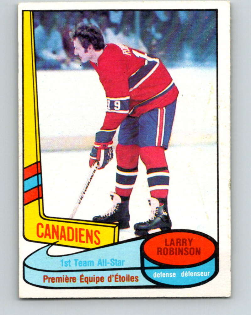 1980-81 O-Pee-Chee #84 Larry Robinson AS  Montreal Canadiens  V37839