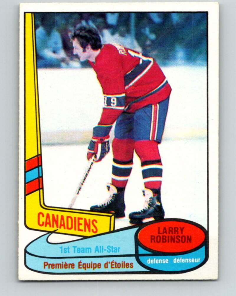 1980-81 O-Pee-Chee #84 Larry Robinson AS  Montreal Canadiens  V37840