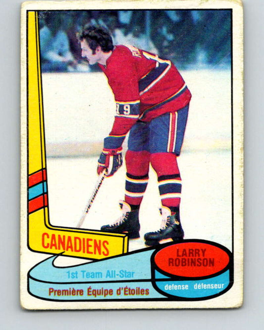 1980-81 O-Pee-Chee #84 Larry Robinson AS  Montreal Canadiens  V37842