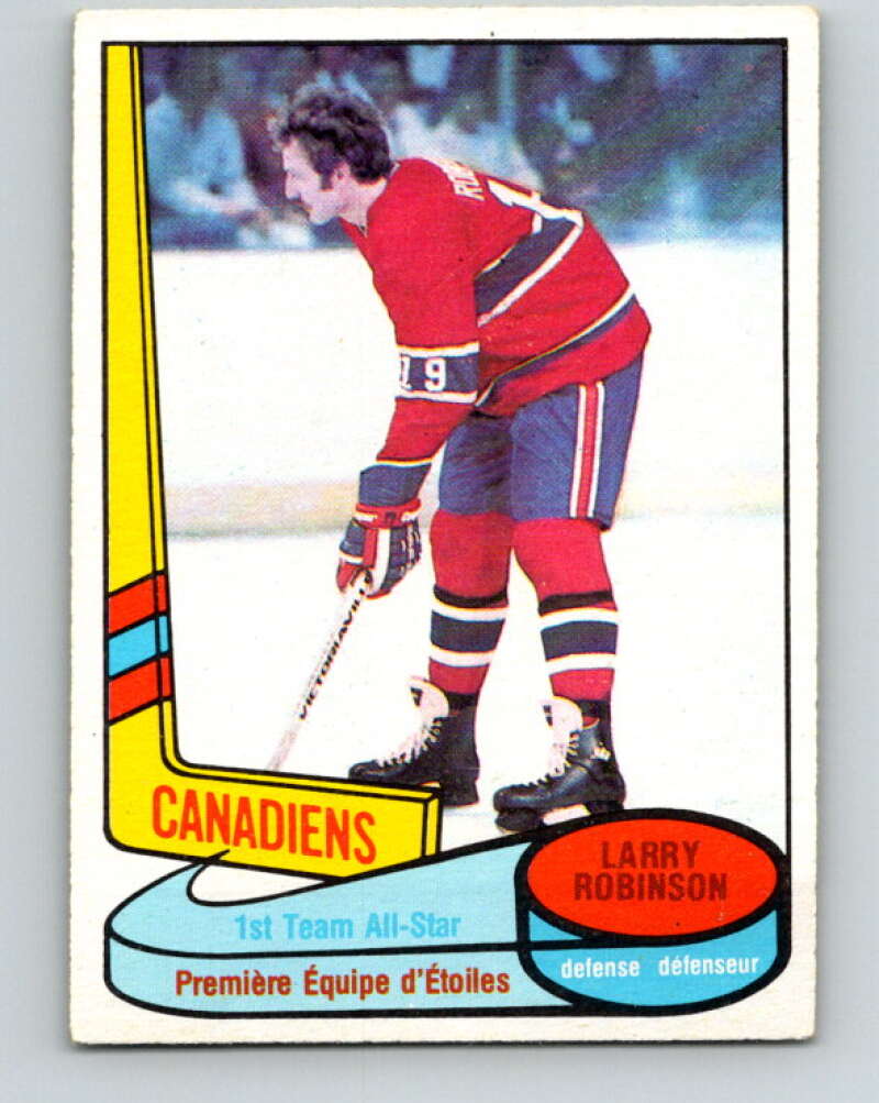 1980-81 O-Pee-Chee #84 Larry Robinson AS  Montreal Canadiens  V37843