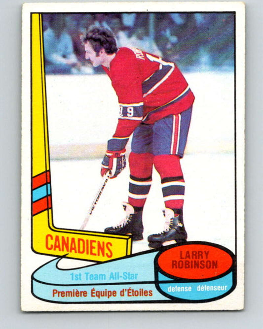 1980-81 O-Pee-Chee #84 Larry Robinson AS  Montreal Canadiens  V37843