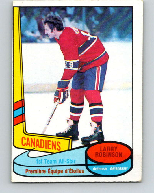 1980-81 O-Pee-Chee #84 Larry Robinson AS  Montreal Canadiens  V37844