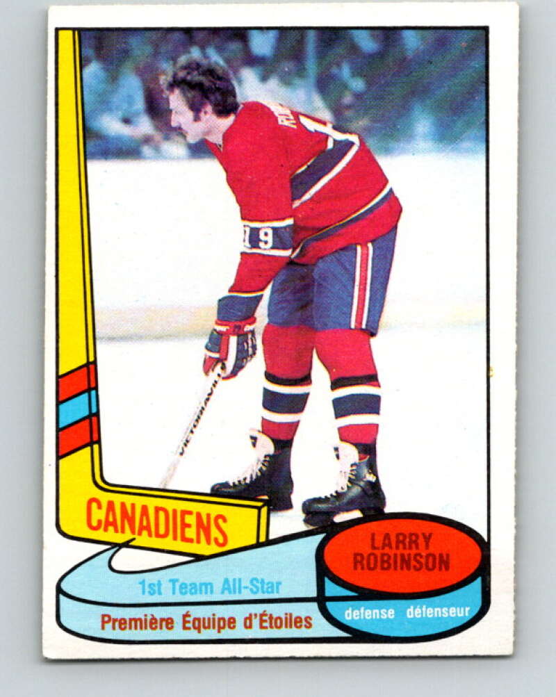 1980-81 O-Pee-Chee #84 Larry Robinson AS  Montreal Canadiens  V37847
