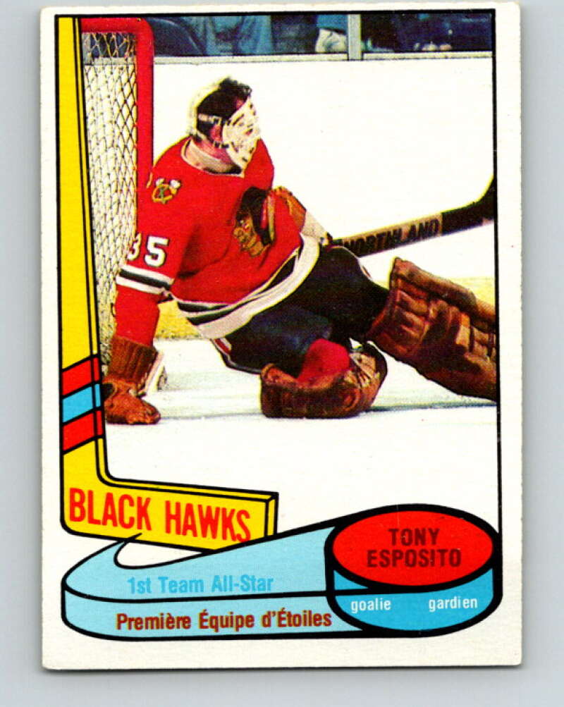 1980-81 O-Pee-Chee #86 Tony Esposito AS  Chicago Blackhawks  V37858