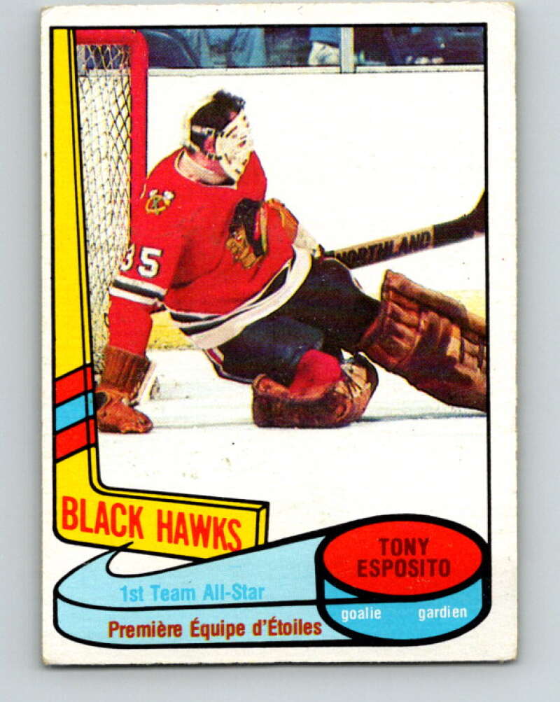 1980-81 O-Pee-Chee #86 Tony Esposito AS  Chicago Blackhawks  V37866