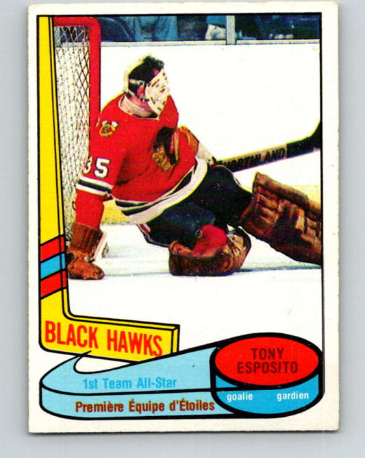 1980-81 O-Pee-Chee #86 Tony Esposito AS  Chicago Blackhawks  V37871