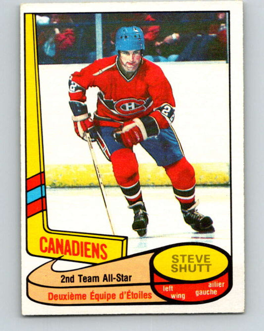 1980-81 O-Pee-Chee #89 Steve Shutt AS  Montreal Canadiens  V37884