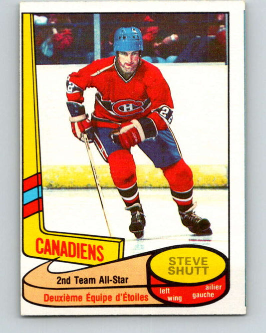 1980-81 O-Pee-Chee #89 Steve Shutt AS  Montreal Canadiens  V37886