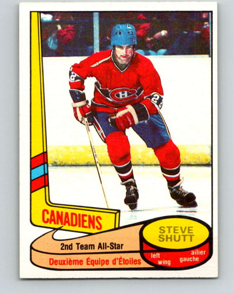 1980-81 O-Pee-Chee #89 Steve Shutt AS  Montreal Canadiens  V37892