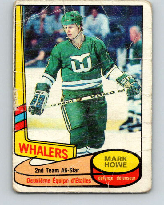 1980-81 O-Pee-Chee #91 Mark Howe AS  Hartford Whalers  V37915