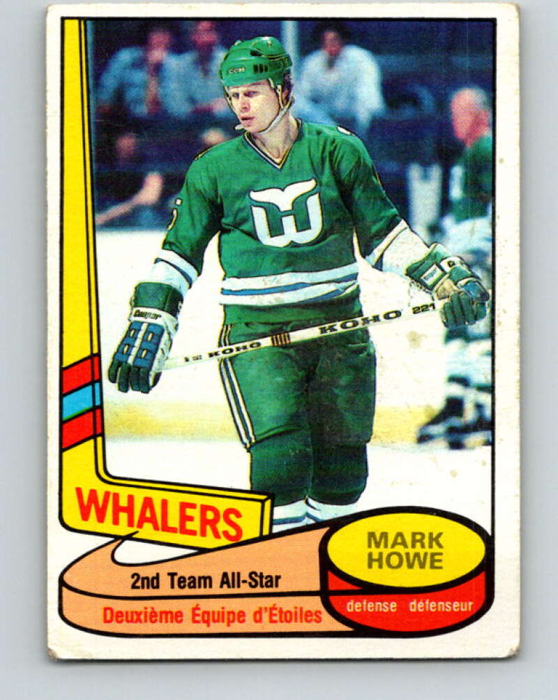 1980-81 O-Pee-Chee #91 Mark Howe AS  Hartford Whalers  V37919