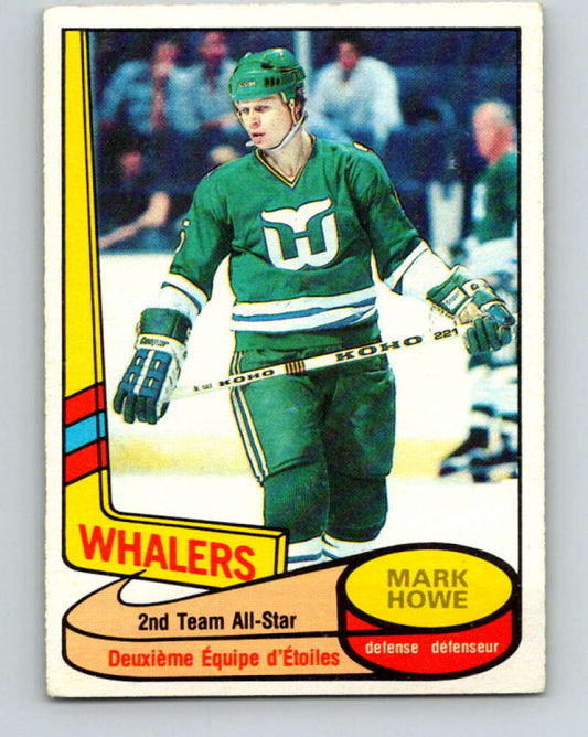 1980-81 O-Pee-Chee #91 Mark Howe AS  Hartford Whalers  V37923