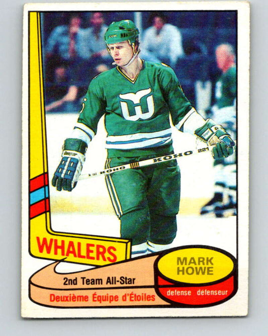 1980-81 O-Pee-Chee #91 Mark Howe AS  Hartford Whalers  V37924